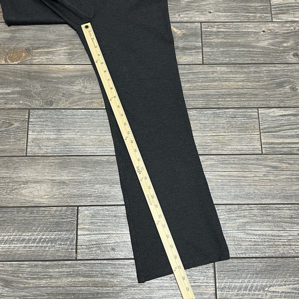 Quince Career Pant Charcoal Grey Women Small Stretch Pull On 28 Waist Wide Leg - Picture 10 of 11